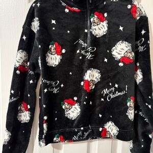 Womens Santa Claus Christmas Pullover sz xxs